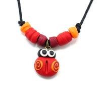 Collier COCCINELLE rouge