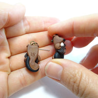 Boucles d'oreilles CASTOR (pendantes)
