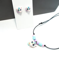 Boucles d'oreilles LICORNE (puces)